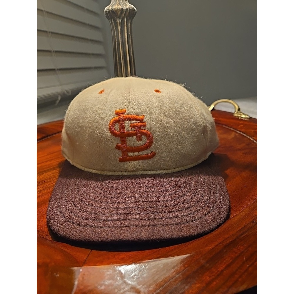 1980s  ANNCO Official MLB Made In USA 100% Wool Fitted Hat St. Louis Sz 7 Rare!